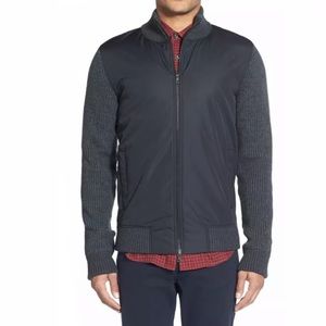 Vince Wool/Nylon Bomber Jacket